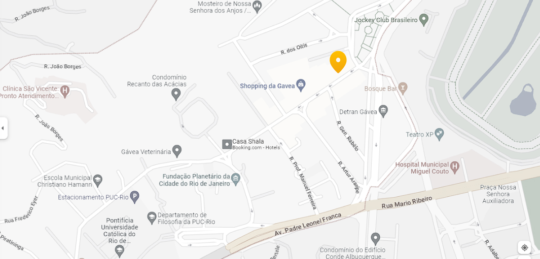 Mapa da Localização do restaurante